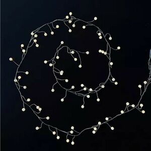 NWT Anthropologie Terrain Stargazer Snowberry Garland 15’